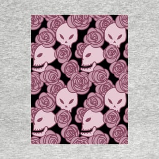 Skulls and Roses (Pink) T-Shirt